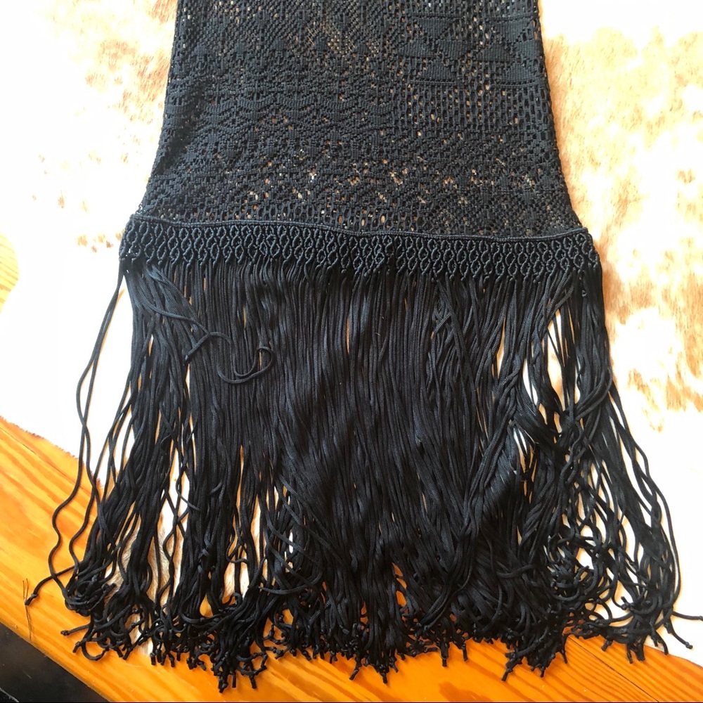 Calypso Macrame Maxi Dress - Picture 4 of 7